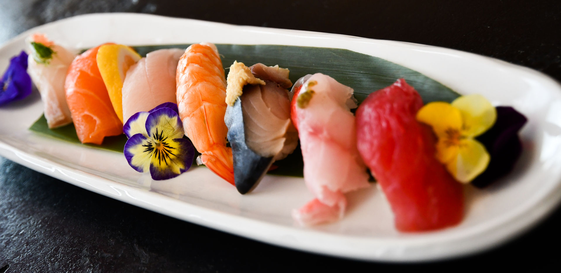 Premium sushi selection at Hama Sushi